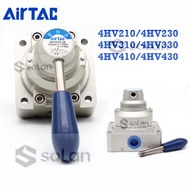 AIRTAC 4HV210/4HV230-06-08 4HV310/4HV330-08-10 4HV410/4HV430-15-S-L Manual Rotating Valve Cylinder M