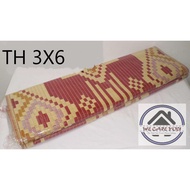 Straw mat 3X6/ Tikar/ Thailand mat/ Picnic Mat/ Straw Rugs Carpet/ Alas Lantai/ Camping Mat