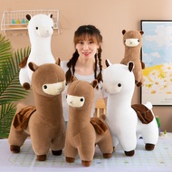 Alpaca doll patung toys soft plushie doll pillow stuffed plush sleeping toy birthday gifts for kids