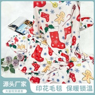 Creative Christmas Blanket Flannel Printed Dollar Euro Nap Blanket Air Conditioning Blanket Office S
