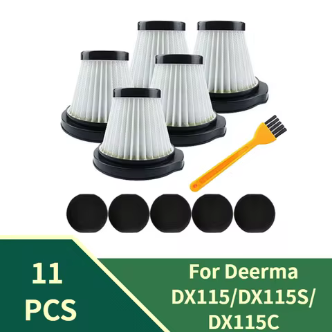 Hot Hepa Filters Replacement for Deerma DX115 DX115S DX115C Portable Vacuum Cleaner Spare Parts
