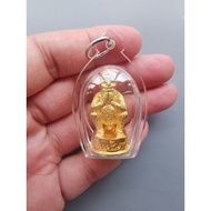 泰国佛牌 Thai Amulet 吃炭排金灵猴五眼四耳 Kruba Boon Ma Wat SamaKeetham 2556 Roop Lor Sihuhata B.E. 2556 防水壳