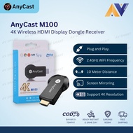 AnyCast M100 4K HDMI Wireless Display Dongle Screen Mirroring HP Laptop to TV