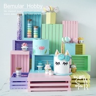 D Macaron Color Storage Basket Dessert Table Wooden Dessert Rack Nordic Modern Home Soft Decoration Children's R95747 SG