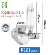 Wyin R101 Regulator Co2 Bubble Counter regulator tube reducer valve