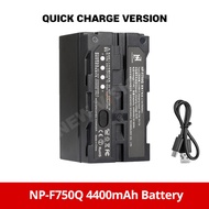 VILTROX NP-F550/F750/F950 Lithium Battery 6600mAh Portable Battery With Type-C Interface&LED Power I