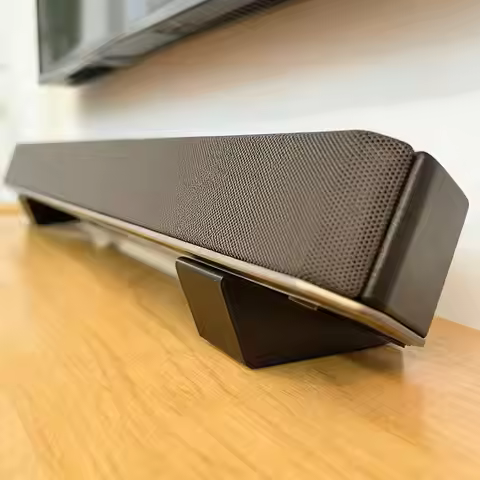 2Pcs High-end Universal Soundbar Stand Base For Desktop Monitor Speaker TV Audio Speaker Bracket Fee