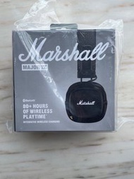 馬歇爾 Marshall Major IV 頭 戴式藍牙耳機 黑色 MHP- 95773 香港行貨