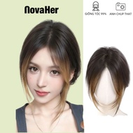 Linen Gold Highlight Fringe Wig Piece