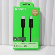 ROBOT RCC65W TYPE C TO TYPE C DATA CABLE