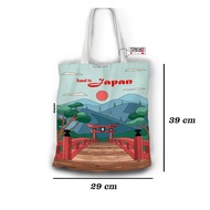 Japanese women's Tote bag. Japanese country bag 003