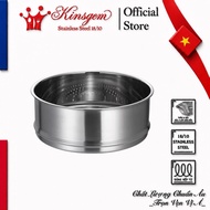 KINSGEM by CHOCKMEN Steamer Tray Size 16-18-20-24CM 304 Stainless Steel Sticky Rice Steamer
