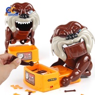 CCSD- Bulldog Toy Kids Hand Coordination Activity Beware of the Dog Game Fun Family Party Card Game 