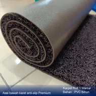 PVC doormat size 60x90 and 60x120 Vermicelli Noodles Roll 1 Color 13mm thick