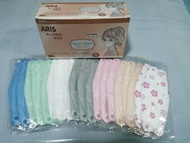 ของแท้ ARIS Surgical Mask รุ่นเนื้อสปัน SPUN นุ่ม เงาสวย หน้ากากอนามัย KN95 JAPAN ทรง KF94 1กล่อง20ช