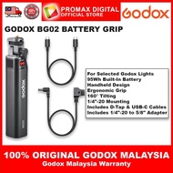 GODOX BG02 BATTERY GRIP FOR GODOX AD200 , AD200Pro , AD200Pro II , AD300Pro ,  ML100Bi And ML100R