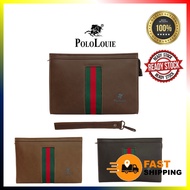 POLO LOUIE ORIGINAL CLUTCH BAG MEN BAG BEG LELAKI HAND BAG BEG TANGGAN BRANDED