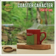 Wooden Coaster Character Unique Wooden Coaster Coffee Cup Coaster