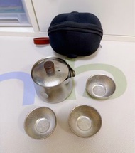 戶外純鈦便攜茶具