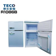 【TECO 東元】 R1086B  86公升雙門復古式冰箱 (含基本安裝)