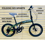 95% SIAP PASANG BASIKAL LIPAT 20 INCH FOLDING BIKE/ Folding Bike 100% SIAP PASANG 20” MX SPORT FOLDING BICYCLE