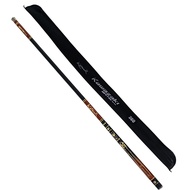 Katana Kawazaki Joran Tegek Bahan Carbon Pole Action Medium Lentur Wader Tongkat Pancing Waderan