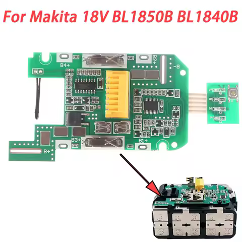 1PCS PCB Circuit Board For Makita 18V 3.0Ah BL1850B BL1840B Lithium Battery Charging Protection Circ