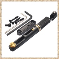 (KYSB) Saddle Headless Electric Guitar Bridge Tailpiece with Wrench for Headless Electric Guitar