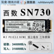 WD西數SN730 1TB M.2 2280 PCIe NVMe 筆記本臺式 電腦固態硬盤