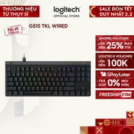 Logitech G515 TKL Low profile Wired Gaming Keyboard - LIGHTSYNC RGB, PBT Keycaps