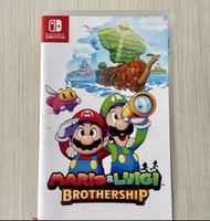 (包平郵) 瑪利歐 路易吉 兄弟齊航 mario & luigi brothership遊戲 switch game 任天堂 二手 nintendo switch