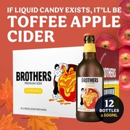 Brothers Toffee Apple English Cider - Case of 12 x 500ml [Premium Cider]