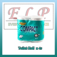 📣Daily Sales📣Cutie Compact Toilet Tissue/Toilet Roll (4 Rolls)