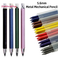 STABLESELLING Automatic Pencil, 5.6mm Metal Mechanical Pencil, Creative 2B/4B/6B/8B Pencil Refill Sk