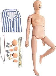 CHROX PVC Patient Care Human Model Mannequin,Full Body CPR First Aid Training Dummy,Geriatric Human 