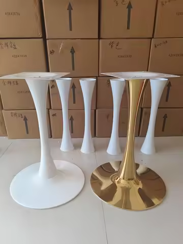 Tulip table rack 60cm enlarged base milk tea shop coffee shop negotiationound table legs meal feet s