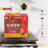 Korean Red Ginseng Tea 500g, saffron Red Ginseng Tea Helps Improve Chronic Insomnia