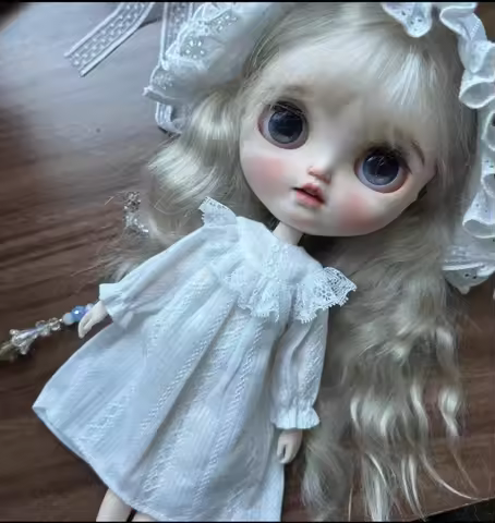 Blyth Clothes BJD Sleeve Lovely Dress 1/6Doll Outfit (Fit Azone, OB24, Licca, Pullip, Lati, ICY, Jer