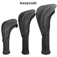 [kanye2dc] 3 Pieces Golf Wood Club Head Cover Safeguarding Golf Head Cover Thickened