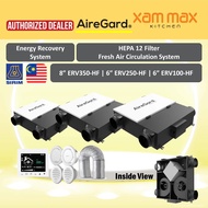 (FREE SHIPPING) AireGard Energy Heat Recovery System (ERV-100 / ERV-250 / ERV-350) Ceiling Air Venti