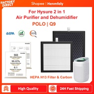 Q9 POLO H13 True HEPA Filter Compatible with Hysure Air Purifier/Dehumidifier (2-IN-1)