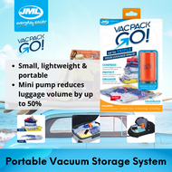 [JML Official] Vac Pack Go | Vacuum Storage zip lock bag | Convenient Home or Travel Organizer accessory