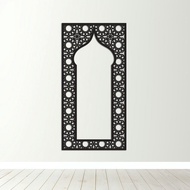 3D Islamic Pattern Cut Out Wall Art Kubah Mihrab Kerawang Islamic Dekorasi Dinding (f)