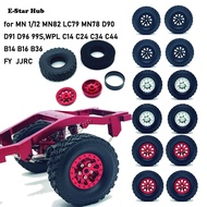 4WD 6WD Tire Clamp Wheels For WPL 1/16 MN 1/12 JJRC Feiyu Accessories Upgrade Parts Rc Model Crawler