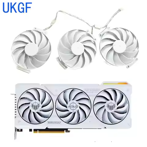 UKGF Original CF9015U12D FD9015U12D 7PIN RTX4070 TI GPU Fan for ASUS GeForce RTX 4070 Ti SUPER TUF W