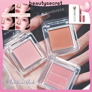 24h Shipping [gift]minshzee Blush Waterproof Face Makeup Cosmetics Matte Natural Brightening Contour