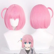 【COSER 77】Manmei Anime Bocchi the Rock! Guitar Hero Gotou Hitori Cosplay Wig 80cm Long Pink Hair Hea