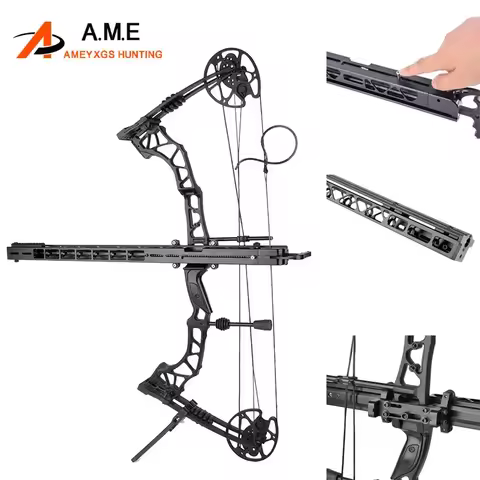 Compound Bow Launching Orbital 15mm Steel Ball Support 10 Bursts Single/Double Launch Switching Recu