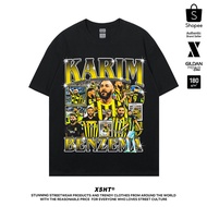 To Ship Soccer Jersey - Karim Benzema (Al-Ittihad) Tee - Black (Black) by XSHT