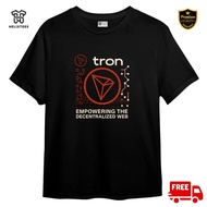BAJU TSHIRT KAOS CRYPTO TRON TOPS WOMEN MEN COTTON COMBED 20S PREMIUM SHORT SLEEVES ADULT